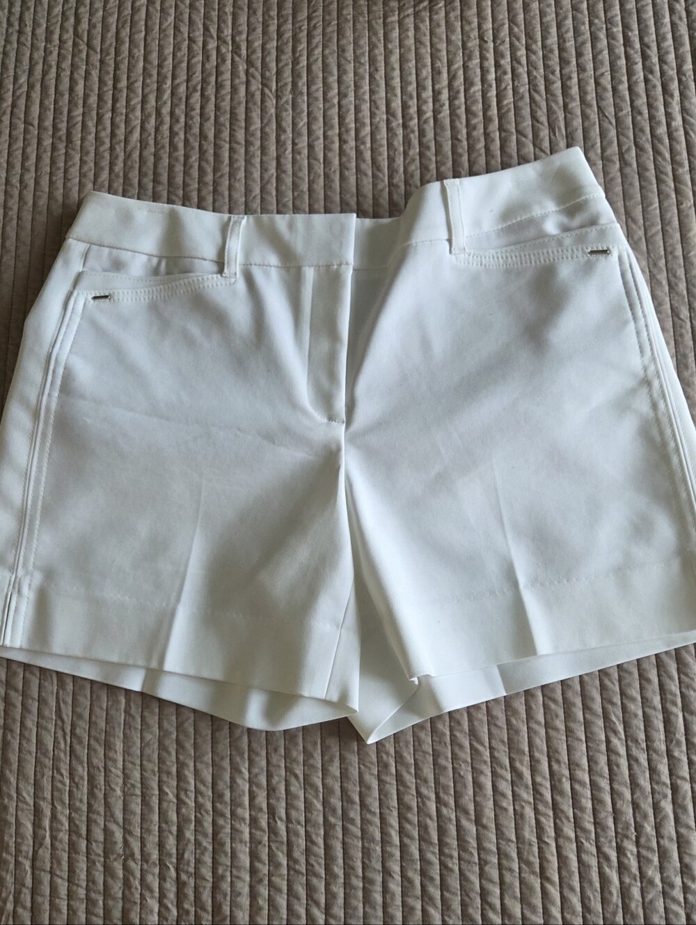 White House Black Market White Shorts NWT